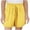 Yellow, variant on Eltusu Girls Athletic Shorts, Loose Fit Drawstring Casual Elastic Waist Summer Shorts Watermelon Red Size 10-12 T