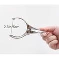 thumbnail image 3 of FOMMEN Pinzas para ropa resistentes para exteriores, paquete de 10 clips grandes de acero inoxidable para colchas, clips para toallas de playa, abrazaderas para cortinas, ropa de metal con punta de go, 3 of 5