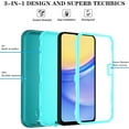 thumbnail image 6 of XIHAMA Samsung Galaxy A16 5G Case, 3-Layer Shockproof Phone Cover with 2 HD Screen Protectors, 6 of 6