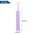 thumbnail image 2 of Uxcell 8 Pcs Marcador de Cuero, Marcadores de Cuero Personalizados con Cuerda de Cuero para Hombres y Mujeres, Púrpura, 2 of 6