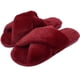 thumbnail image 1 of Zapatillas de invierno para mujer, zapatillas de felpa mullidas y cálidas para interiores, zapatillas ligeras para el hogar, zapatillas planas cómodas antideslizantes Adepaton WL-00499-9, 1 of 5