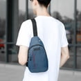 thumbnail image 3 of LONKITO Sling Bag for Men Crossbody Backpack, Small Sling Backpack Mens Shoulder Bag, Casual Daypack Hiking Bag for Travel, 3 of 8