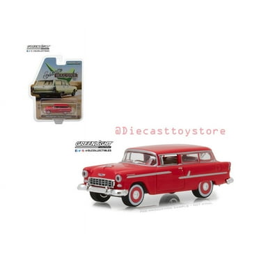GREENLIGHT 1:64 ESTATE WAGONS SERIES 1 - 1955 CHEVROLET TWO-TEN HANDYMAN (RED) 29910-B