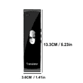 thumbnail image 3 of Traducteur Sans Fil Bluetooth avec Microphone 4 Modes Supportent 144 Langues Traduction en Temps Réel, 1 * Traducteur Sans Fil, Noir, 3 of 6