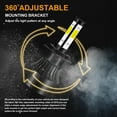 thumbnail image 2 of IVBDQV For BMW 330i/330i xDrive 2017-2018 LED Headlight High+Low+Fog Light Bulbs Combo 6000K 6pc, 2 of 11