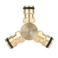 thumbnail image 2 of Conector de Manguera de Jardín BuyWeek Latón Conexión Rápida en T, 2 of 7