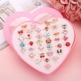 thumbnail image 2 of Children kids rings Shiny Adjustable Diamond Rings With Box Fixed Style For Girls Perfect Gift Xmas Birthday Prize heqiyong toy, 2 of 2