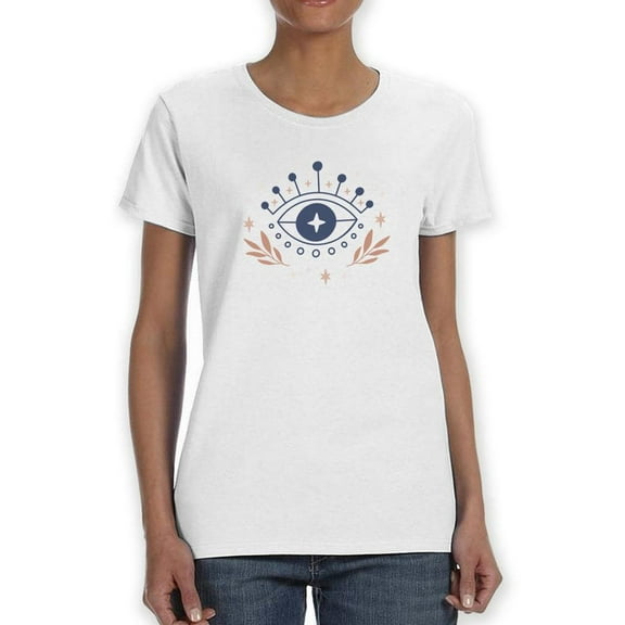 Staring Eye Shaped T-Shirt Women -Image by Shutterstock, Female Large