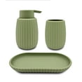 thumbnail image 2 of Mainstays 3-Piece Bathroom Accessory Set, Sage, 2 of 11