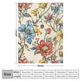 thumbnail image 4 of Nawypu Floral Blanket Vintage Soft Warm Throw Blankets Lightweight Cozy Throws Retro Watercolor Flower Modern Aesthetic Gifts for Adult for Living Room Bedding Couch Farmhouse Decor, 4 of 6