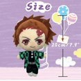 thumbnail image 2 of Tanjiro Kyojuro Inosuke Hashibira Giyu Plush Toy Cartoon Soft Stuffed Plush Home Decor, 2 of 4
