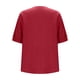 thumbnail image 5 of TaTaai Women's Casual Top / Vintage Embroidered Round Neck Short Sleeve Shirt / Loose Fit Cotton Linen Blend T-Shirt Gift, 5 of 6
