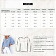 thumbnail image 4 of Womens Casual Button V Neck Long Sleeve Shirts Oversized Solid Blouses Tops, 4 of 7