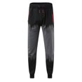 thumbnail image 4 of Puntoco Pantalones deportivos casuales con cintura elástica y cordón con degradado para hombre, 4 of 7
