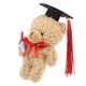 thumbnail image 3 of Mini osos de graduación, osos de peluche, osos de peluche con birrete, oso de juguete para fiesta de graduación, regalos de escuela secundaria y universidad, color marrón, 3 of 8