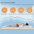 thumbnail image 3 of FDW 5 Inch Gel Memory Foam Mattress Medium-Firm Mattress for Pressure Relief & Cooler Sleep Mattress for Kid Adults CertiPUR-US Certified Mattress in a Box, 3 of 7