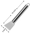 thumbnail image 2 of Stainless Steel Pan,Stainless Steel Pans,Cleaning Scraper Multi-Kitchen Stainless Steel Scraper Oven Scraper Window Scraper for Cleaning Refrigerators Tablewares Stoves Induction Cookers, 2 of 9