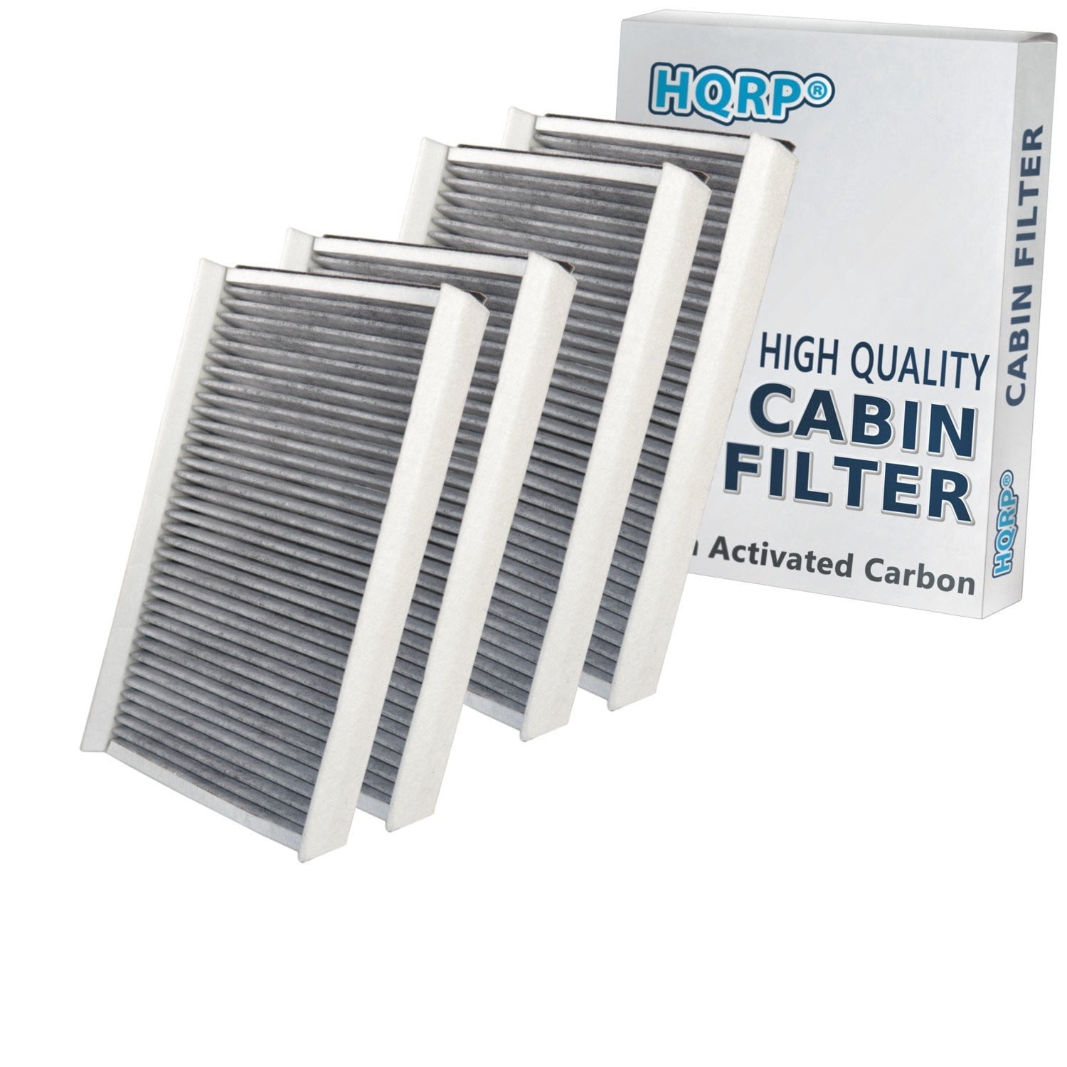 HQRP 4Pack Carbon A/C Cabin Air Filters for BMW 64319171858/6431