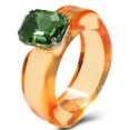 thumbnail image 1 of Anillos lindos de resina acrílica Anillos transparentes coloridos para nudillos de verano Wmkox8yii  fajkfhkj1721, 1 of 2