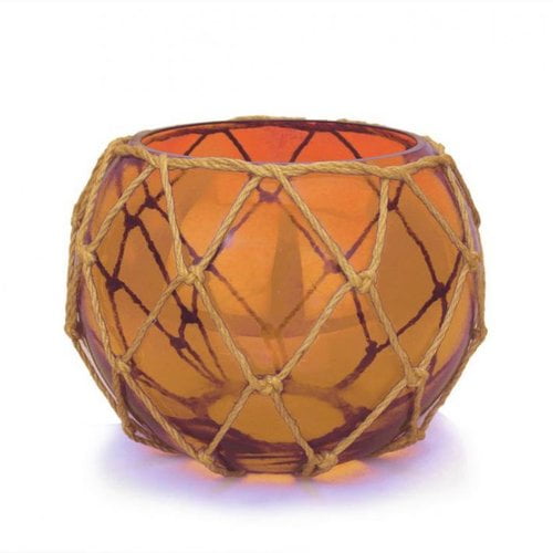 Handcrafted Nautical Decor Japanese Glass Fishing Float Decorative Bowl 