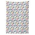 thumbnail image 3 of Ambesonne Spaceship Tablecloth Rectangular Table Cover, Space Silhouettes, 52"x70", Multicolor, 3 of 4