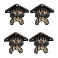 thumbnail image 3 of Cofre de Joyería de Latón Antiguo, Caja de, Pies Decorativos, Protector de Esquina de Pierna, Hardware, Diseño Distintivo, Múltiples Cajas de, 3 of 7
