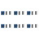 thumbnail image 1 of GY-271 Sensor magnetómetro campo magnético 3 ejes QMC5883L (chip actualizado), 1 of 2