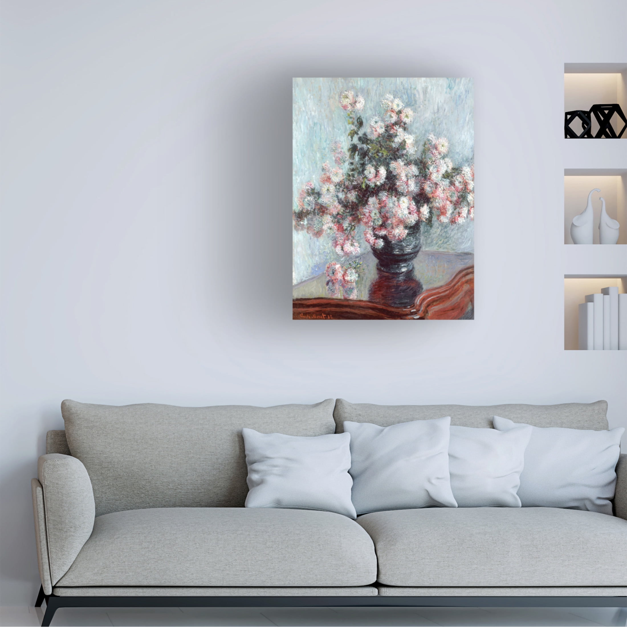 Trademark Fine Art Pictufy Chrysanthemums Canvas Wall Art