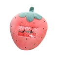 thumbnail image 2 of Muñeco de peluche, cojín, snack, peluche, muñeco de peluche coleccionable, abrazable, snack, juguete de peluche Fresa, 2 of 9