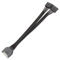 thumbnail image 1 of Cable Extensión SATA 15 Pines A para Disco Duro Computadora (1 2), 1 of 9