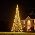 thumbnail image 6 of Fairybell Outdoor LED Christmas Tree (20FT 2000 LED Lights) Easy Install, Warm White Color, Pole Sold Separately, 6 of 10