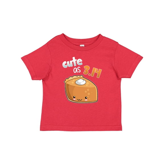 Inktastic Cute As 3.14 Pi Day Pumpkin Pie Pun Boys or Girls Baby T-Shirt