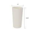 thumbnail image 5 of Mainstays 26 Ounce Round Plastic Tumbler, Cream, 5 of 6