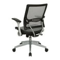 thumbnail image 6 of Light Air Grid Back and Seat Manager's Chair in Gray Fabric with Platinum Base, 6 of 10