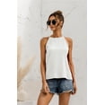 thumbnail image 2 of Fashion Sexy Off Shoulder Strappy Dot Halter Blouse, 2 of 5