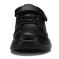 thumbnail image 5 of Kids Light Athletic Sneakers, Hook and Loop Daily Walking Shoes, Black (Boys & Girls), 5 of 8
