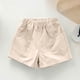 thumbnail image 4 of Odeerbi 1-7 Años Niños Niñas Verano Pantalones Cortos Algodón Casual Primavera Color Sólido Pantalones Cortos Con Bolsillos, 4 of 5