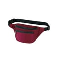 thumbnail image 1 of 3-Zipper Fanny Pack - Burgundy, 1 of 1