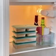 thumbnail image 6 of Modern Steel Meal Container Clear Removable Lid Double Compartment For Office Dining, 6 of 12