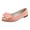 Pink -AN14, variant on Women's Pointed Toe Knit Mary Jane Ballet Flats for Office Casual Wear Stretchy Dressy Slip-On Shoes with Arch Support