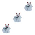 thumbnail image 3 of kurtrusly White Affordable Ghosts Enamel Pin Modern Minimalist Brooche Delicate Intricate Enamel Pin Punk E 3Set, 3 of 6