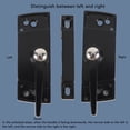 thumbnail image 4 of 2 Pack Heavy Duty Sliding Window Sash Lock, Zinc Alloy Aluminum Alloy Cam Hook Design, Easy Install for Casement, Sliding Windows Enhanced Home Security, 4 of 7