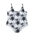 thumbnail image 1 of Family Matching Daddy Mommy and Me One Piece Floral Printed Swimsuit, 1 of 6