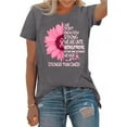 thumbnail image 4 of DondPO Womens T Shirts，Breast Cancer T Shirts For Women Ribbon Breast Cancer Awareness T Shirts Breast Cancer Clothes，Camisetas Para Mujer，Graphic Tees for Women Gray S, 4 of 4