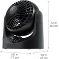 thumbnail image 2 of USA WOOZOO Desk Fan, 3 Speeds, 32ft  Distance, Quiet Motor, Black, 2 of 8