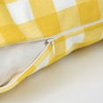 thumbnail image 4 of Checkers Series Square Decorative Throw Pillow Covers, Classic Retro Plaids, 18"x18", Yellow/White, Set of 2, 4 of 5