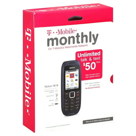T-Mobile Nokia 1616 Prepaid Cell Phone