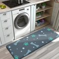 thumbnail image 3 of Paw Prints and Bones Kitchen Rug Mat,Kitchen Runner Rugs Non Skid Washable,Decorative Kitchen Floor Mats for Kitchen,Sink,Laundry,17"x47.2", 3 of 7