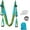 Sky blue + green, variant on Aerial Yoga Swing Set, Ultra Strong Hammock Trapeze Extension, Antigravity Ceiling Hanging Sling Inversion Exercises