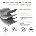 thumbnail image 4 of Alfombra de baño RUERYA Diatomaceous Earth, superabsorbente, gris, 4 of 7